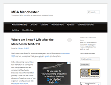 Tablet Screenshot of mbamanchester.com